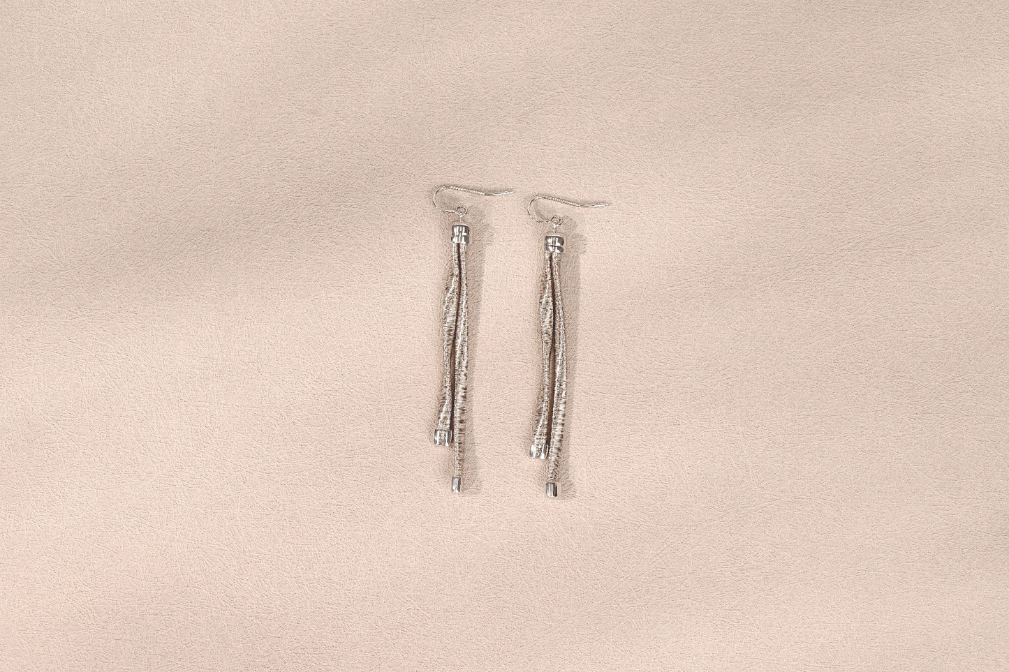 S925 Sterling Silver Twist Cable 2 Ropes Boho Earrings